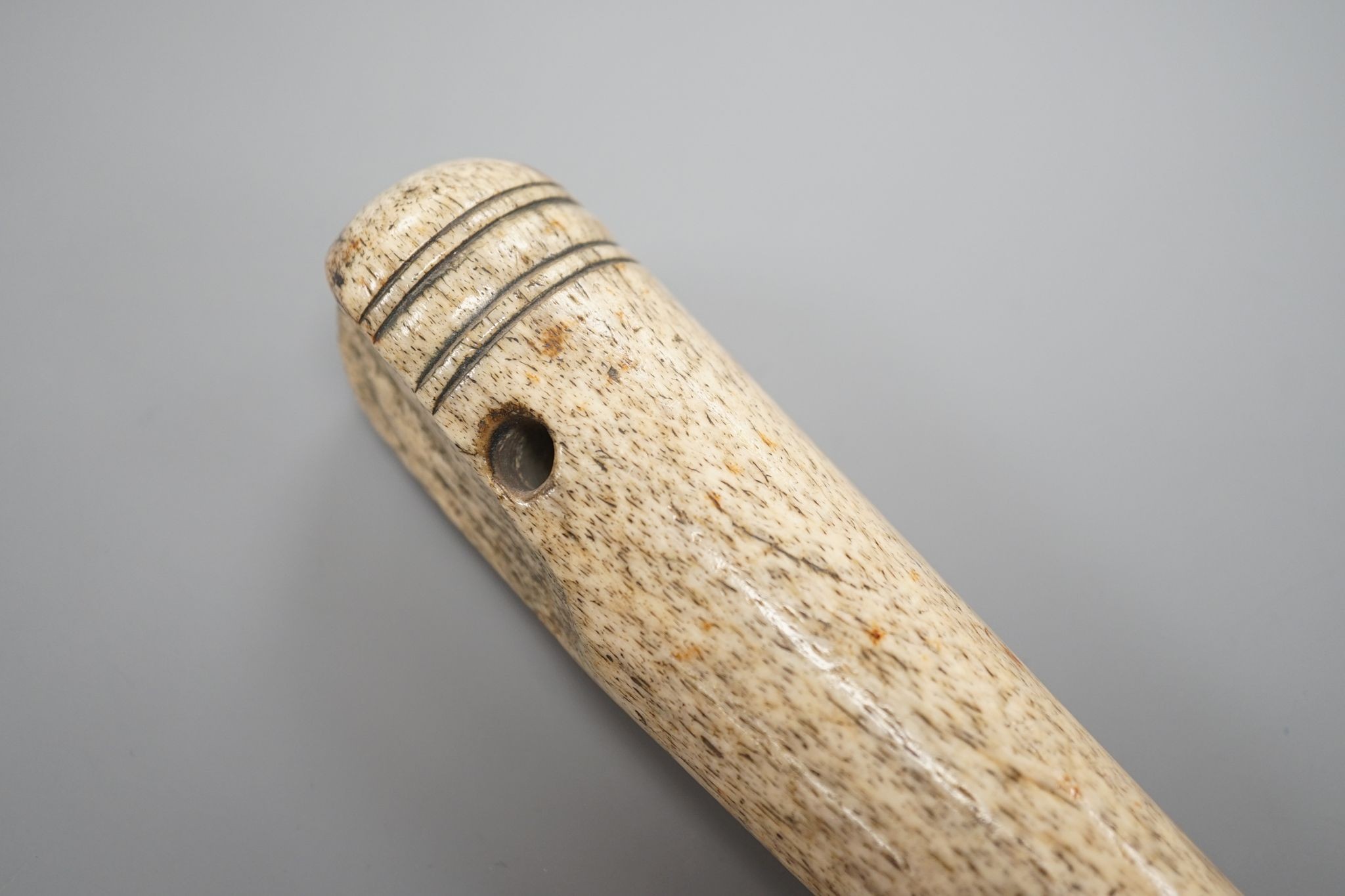 A 19th century Whalebone fid, 31 cms long.